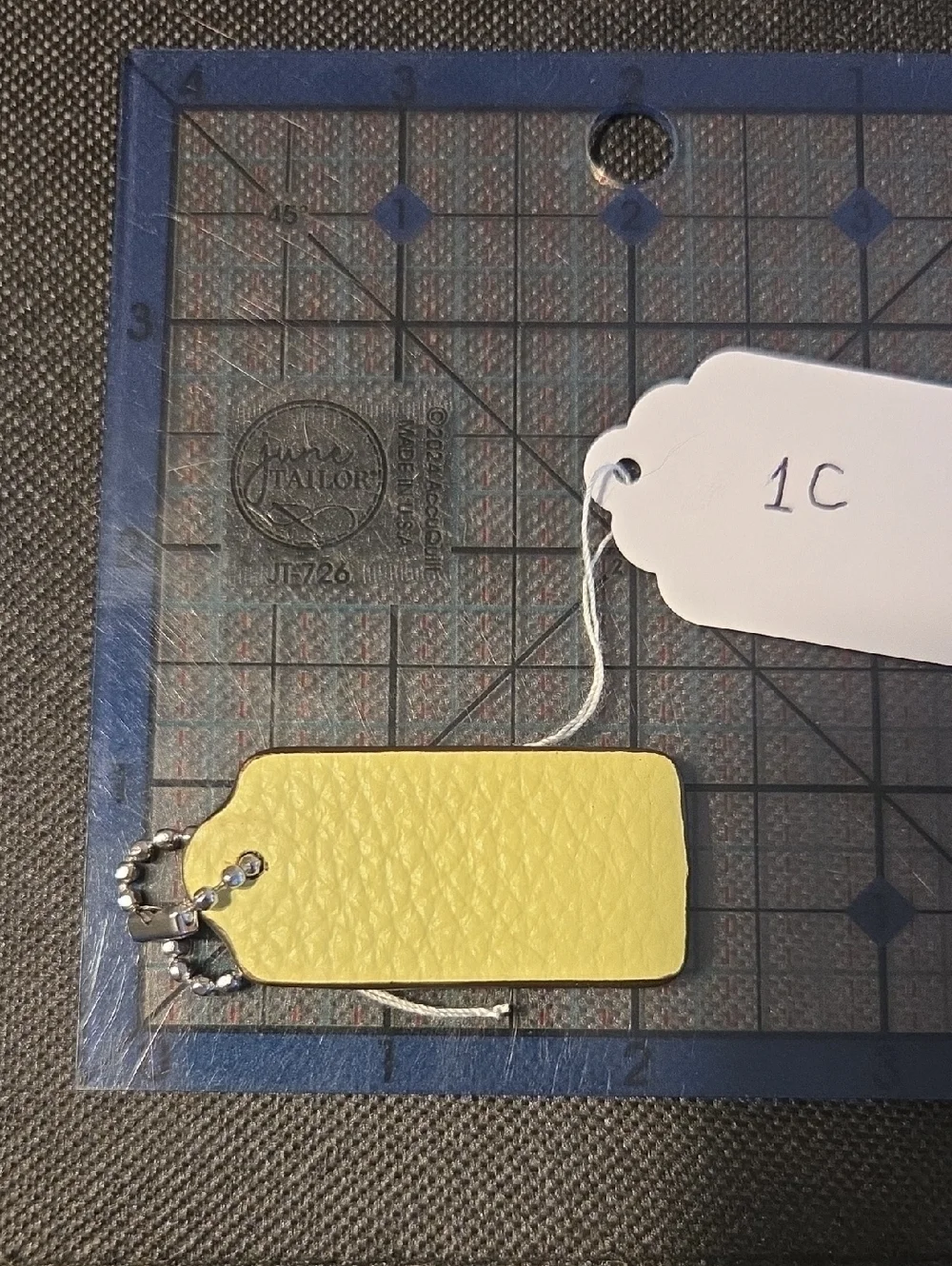 Coach Light Yellow Hangtag